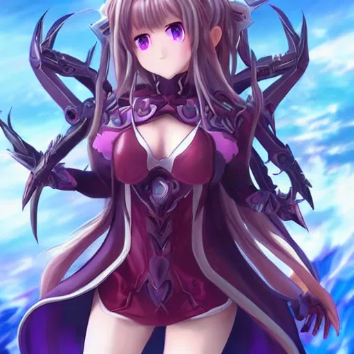 Image similar to beautiful full body image of a zerg overlord merged together with archer tohsaka illya chloe caster into one eternal being defining the universe, high details, high resolution, | | very very anime!!!, fine - face, realistic shaded perfect face, fine details. anime. realistic shaded lighting