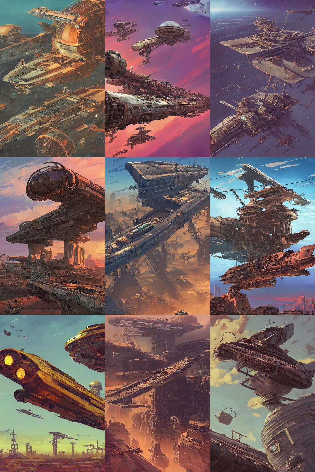 Prompt: hardmesh retro futurist post - apocalyptic steampunk fallout starship bridge, hyper realistic, art gta 5 cover, official fanart behance hd artstation by jesper ejsing, by rhads, makoto shinkai and lois van baarle, ilya kuvshinov, ossdraws, feng zhu and loish and laurie greasley, victo ngai