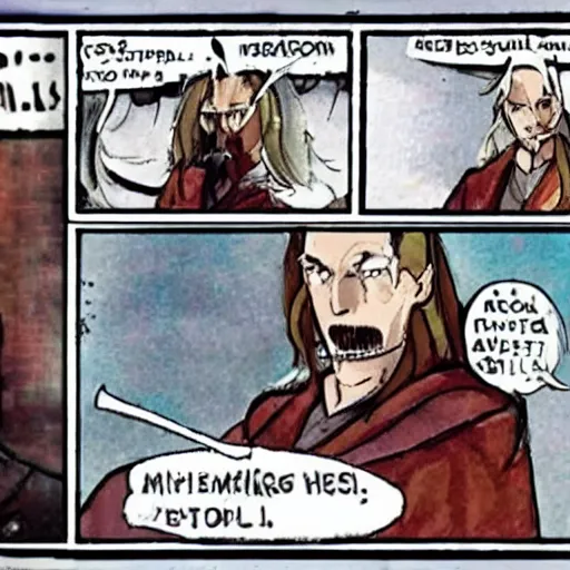 Image similar to sepiroth getting booked for tax evasion while saul goodman krumps in the background