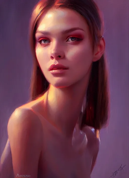 Image similar to a portrait of a pretty young lady by alejandro burdisio