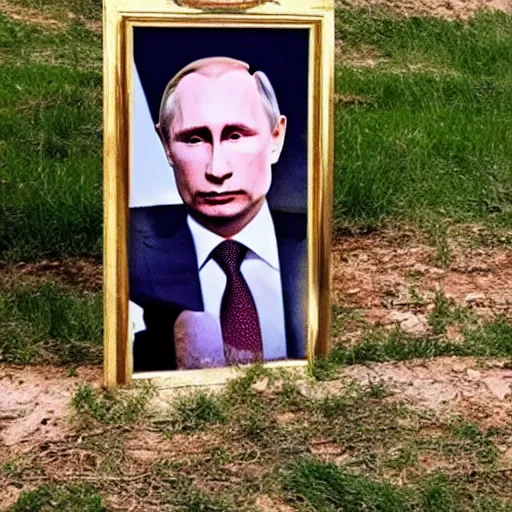 Image similar to Vladimir Putin, placed in a skewer