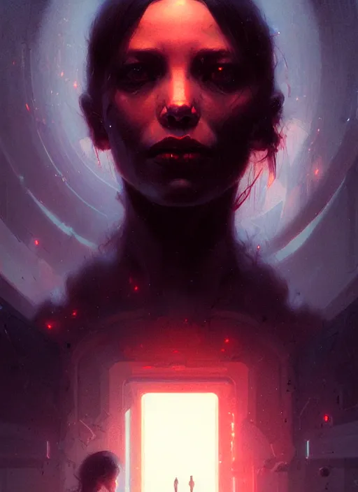 Image similar to portrait of the creaming void by greg rutkowski