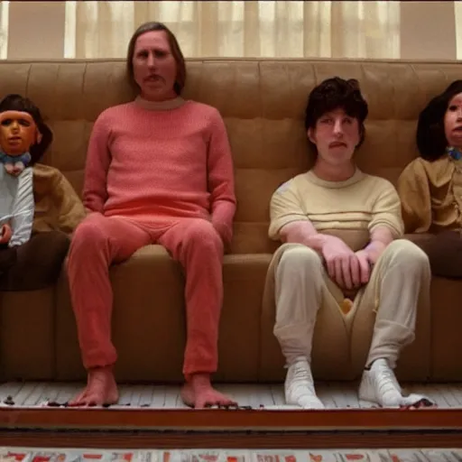 Image similar to The end of an organism, by Wes Anderson