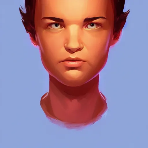 Image similar to face icon stylized minimalist stranger things, loftis, cory behance hd by jesper ejsing, by rhads, makoto shinkai and lois van baarle, ilya kuvshinov, rossdraws global illumination