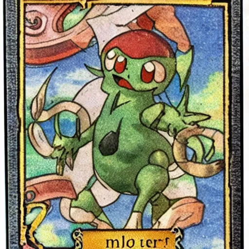 Image similar to a pokemon card from the 1 6 th century