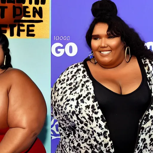 Image similar to lizzo in my 6 0 0 - lb life