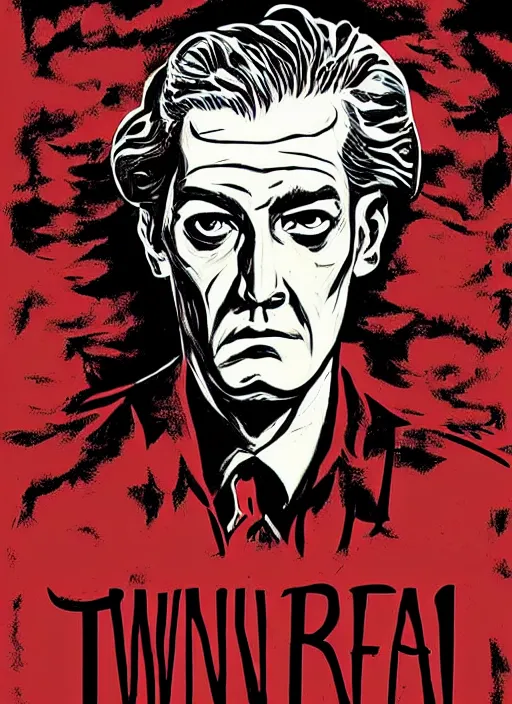Image similar to Twin Peaks artwork by Francesco Francavilla