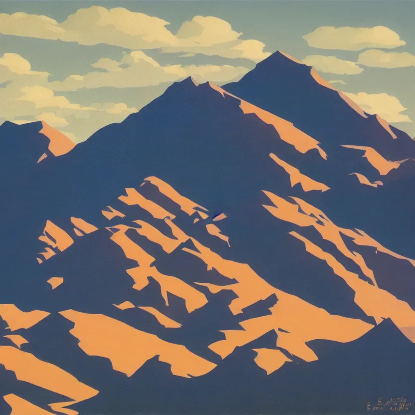 Image similar to a landscape and clouds by ed mell.