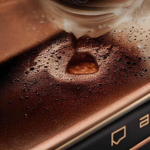 Image similar to nendoriod of ben affleck spilling coffee, detailed product photo, 8 k