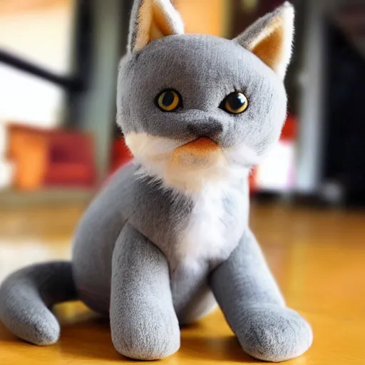 Image similar to kitten stuffed animal