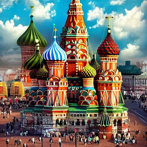 Image similar to fantasy_artwork_hyper_detailed_very_very_very_very_very_very_very_very_very_very_very_very_very_very_very_very_very of Dragon on the Red square, Moscow,