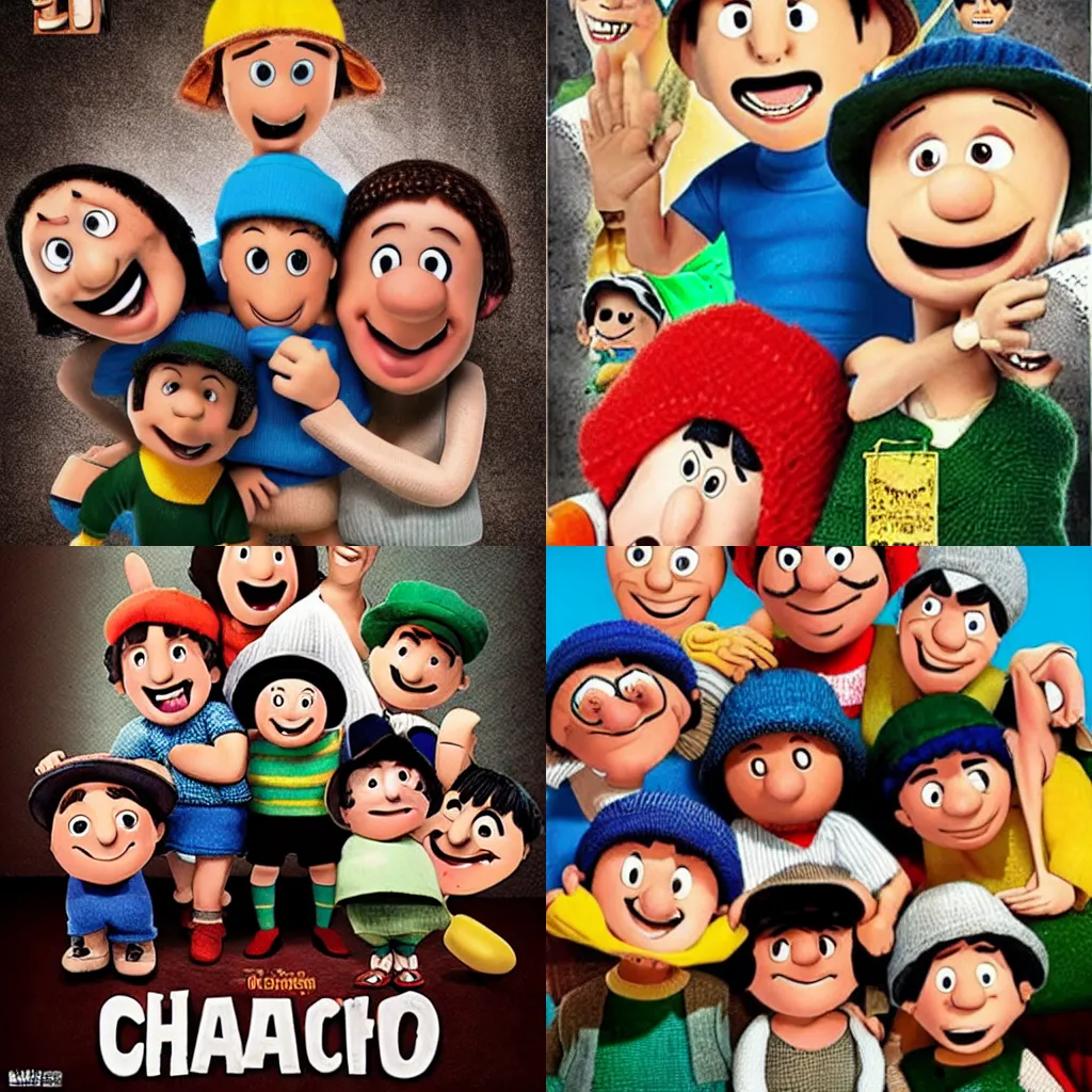 Prompt: El Chavo del 8 movie poster