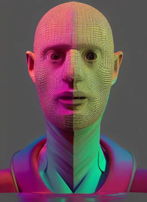 inverted colors portrait, Stable Diffusion