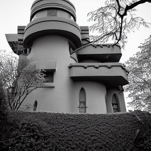 Image similar to Castle designed by Frank Llyod Wright. AF-S NIKKOR 10-200mm F2.8G ED.