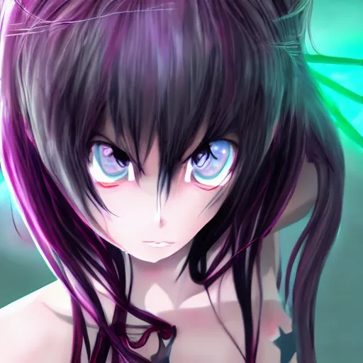 Image similar to demon anime girl