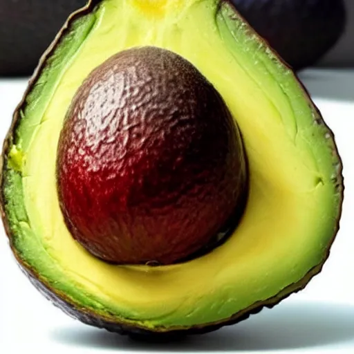 Image similar to an avocado inside an avocado