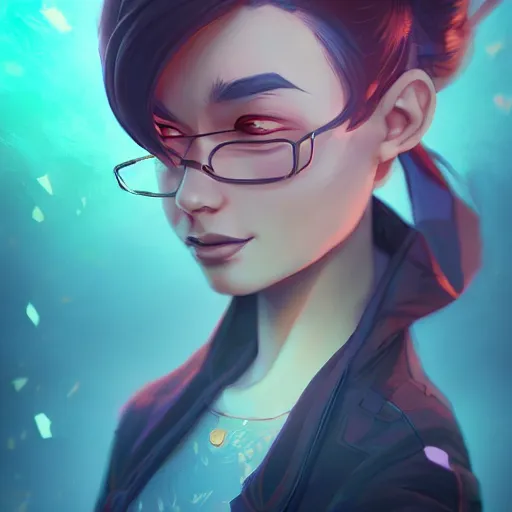 Image similar to a portrait of jreg, art by lois van baarle and loish and ross tran and rossdraws and sam yang and samdoesarts and artgerm and saruei and disney, digital art, highly detailed, intricate, sharp focus, trending on artstation hq, deviantart, unreal engine 5, 4 k uhd image