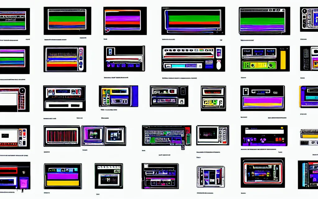 Prompt: logotype sheet that reads HAND ENTERTAINMENT SYSTEMS by peter saville in the style of snes, 16 bit