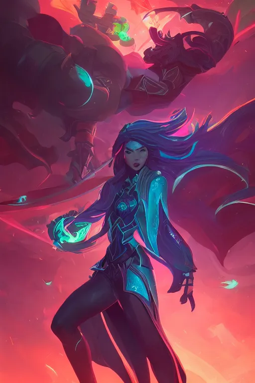 Prompt: lucian league of legends wild rift hero champions arcane fantasy bioluminance alena aenami artworks in 4 k design by lois van baarle by sung choi by john kirby artgerm and greg rutkowski and magali villeneuve tank support marksman mage fighter assassin,