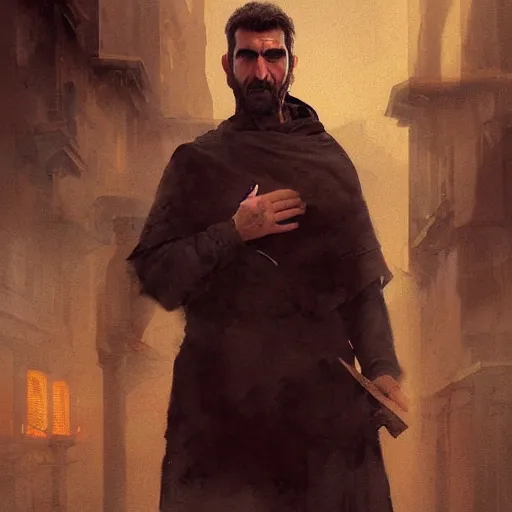 Image similar to A portrait of Eric Cantona, Matte painting , detailed painting, greg rutkowski