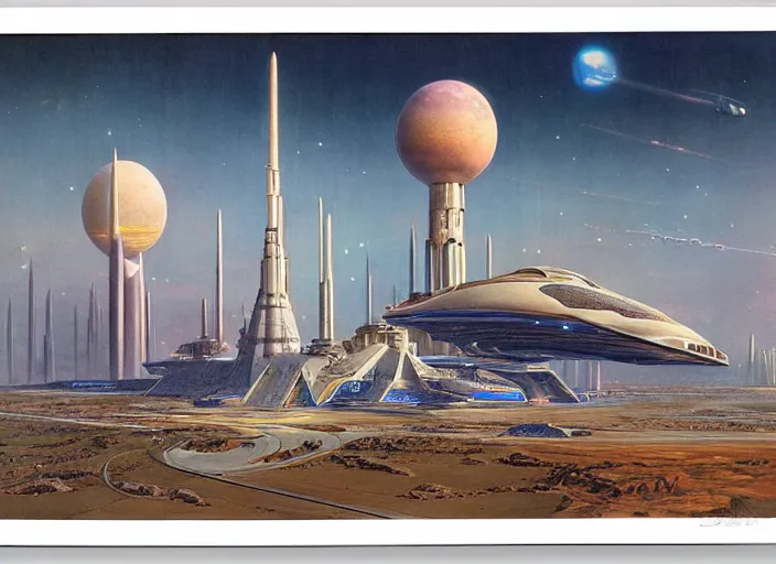 Image similar to spaceport by bruce pennington