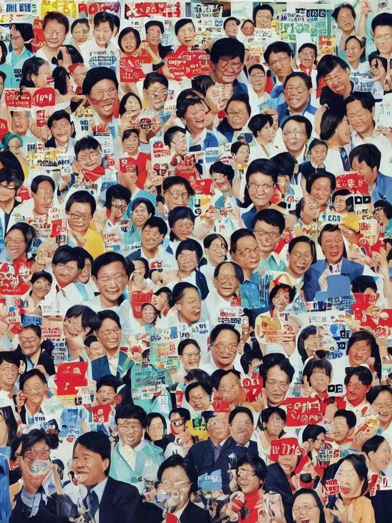 Image similar to a 1 9 9 0 s singaporean government camapign poster