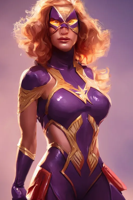 Image similar to three quarters portrait pose of a beautiful woman,super hero costume,super powers,heroic pose,highly detailed, digital painting, artstation,illustration, art by Stanley Lau