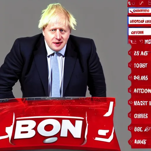 Prompt: Boris Johnson in NHL 21