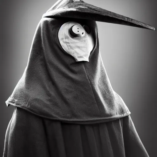 Image similar to teenage plague doctor yearbook photo. extremely lush lifelike detail. award - winning digital art by ansel adams, roger deakins, steichen. surreal scientific photoillustration, masterpiece, artstation, shutterstock polycount contest winner, biomorphic. child larva plague doctor