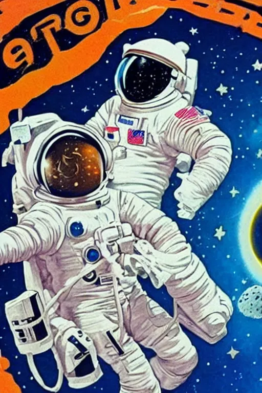 Prompt: astronaut drinking a bottle cola on the moon