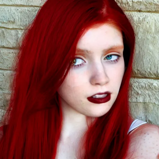 Image similar to girl with red hair