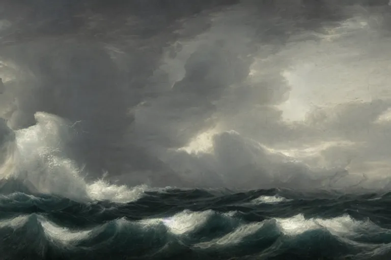 Image similar to a storm at sea