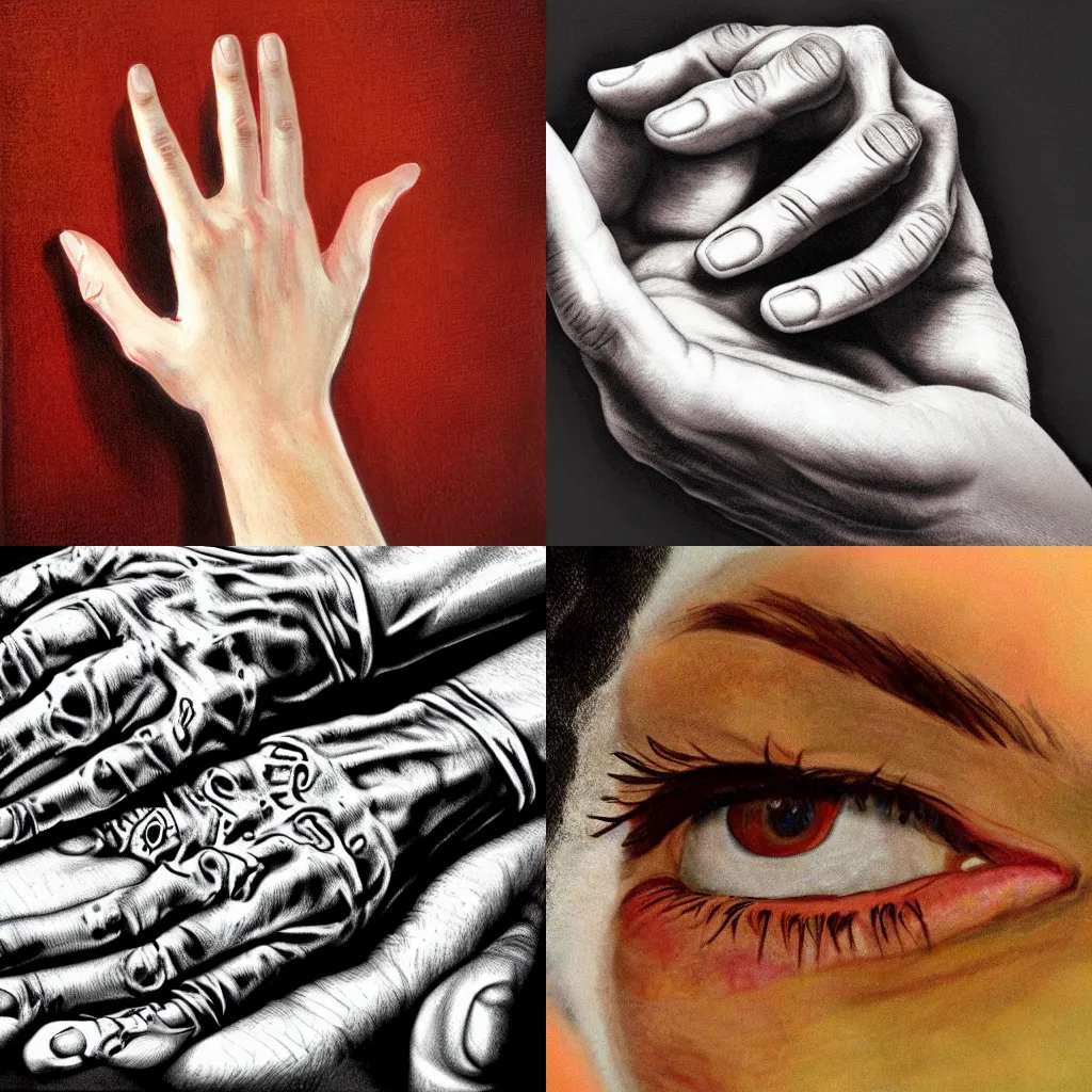 Prompt: a human hand, high detail, photorealistic, high detail, shrap focus