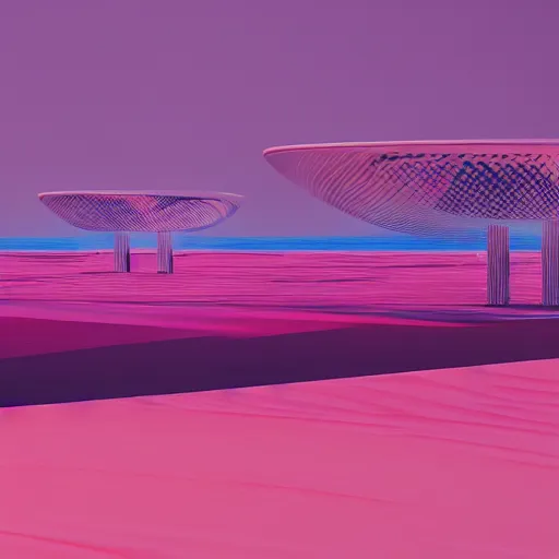 Image similar to panorama,utopia,science fiction,bio-inspired,organic,sunny,michael whelan,retro wave, pink hues,octane render