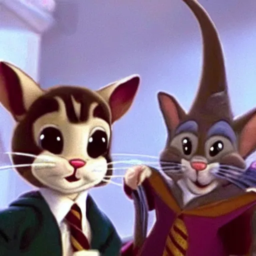 Tom and Jerry in the Harry Potter movie, high detail | Stable Diffusion ...