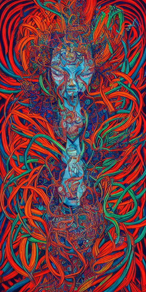 Prompt: The Ayahuasca Spirit, by James Jean