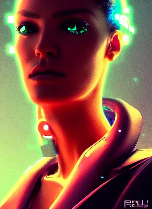 Image similar to a latino female humanoid, cyber neon lighting, futurism, cyberpunk high fashion, glamor profile pose, hyper photorealistic, intricate futuristic jewelry, crispy quality, digital photography, trending in artstation, trending in pinterest, cinematic, 4 k ultra hd, art by pascal blanche, art by greg rutkowski,