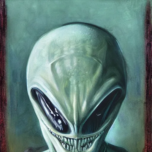 Image similar to alien by repin