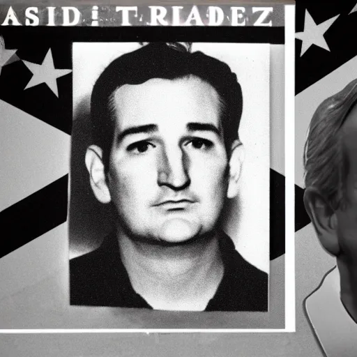 Image similar to photograph of Ted Cruz as the Zodiac Killer