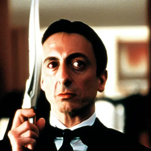 Image similar to Eric Zemmour in American Psycho (1999)