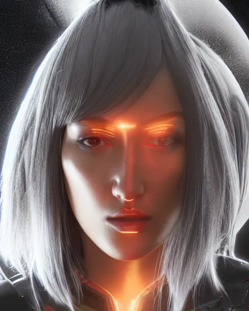 Prompt: a highly detailed metahuman 8 k close up render of bella hadid in ieronim bosch style trending on artstation made in unreal engine 4