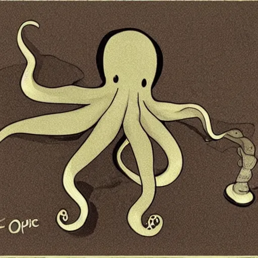 Prompt: an octopus designed by tesla. Concept art.