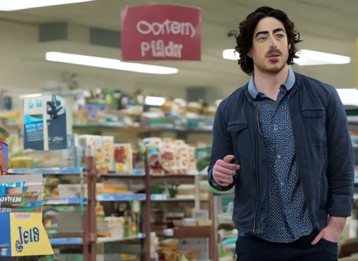 Image similar to film still of ben feldman as jonah simms in superstore 2 0 1 5