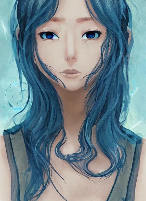 Image similar to portrait of a stunningly beautiful water drop, art by aioeiueioaeoaieuaieuao