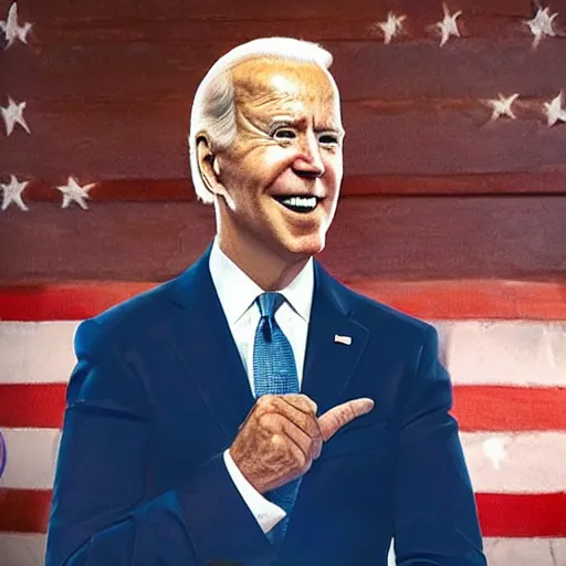 Image similar to joe biden as a character in a pixar movie