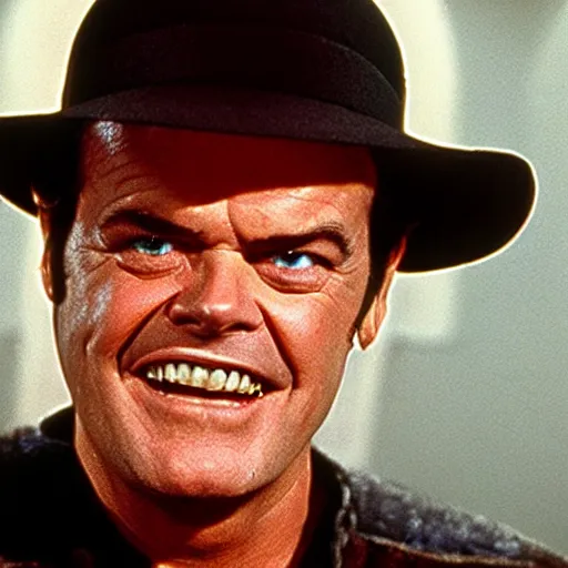 Image similar to jack nicholson in star wars