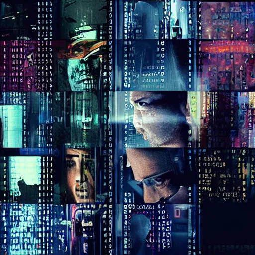 Image similar to david fincher's seven as cyberpunk