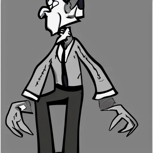 Prompt: dame da ne guy in the style of cal arts, cartoon, funny