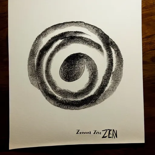 Image similar to zen cairn ink