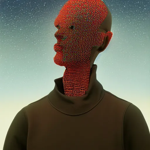 Prompt: utopian Galaxy, raf simons fashion couture, intricately detailed humanoid in the style of Emiliano Ponzi and Chris Ware, futuristic 1990s contemporary art, sci-fi,eye glass, inside view, humanoid pov, intricate artwork by Tooth Wu and wlop and beeple, octane render, trending on artstation, greg rutkowski very coherent symmetrical artwork, depth field, unreal engine, cinematic, hyper realism, high detail, octane cinema 4D render, A24 cinematography, 8k